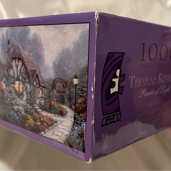 Ceaco Thomas Kinkade 1000 Piece Puzzle Chandler’s Cottage 2005 FACTORY SEALED - Picture 5 of 8